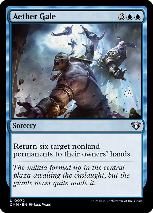 Aether Gale (CMM-072) - Commander Masters - for just $0.04! 