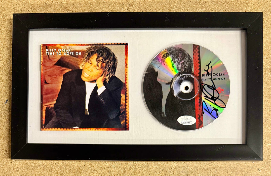 Billy Ocean Framed & Signed “Time To Move On” (1993) CD Booklet JSA COA - for just $120! 