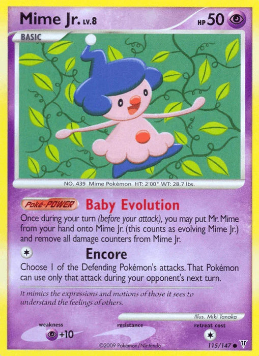 Mime Jr. (115/147) [Platinum: Supreme Victors] - for just $0.35! 
