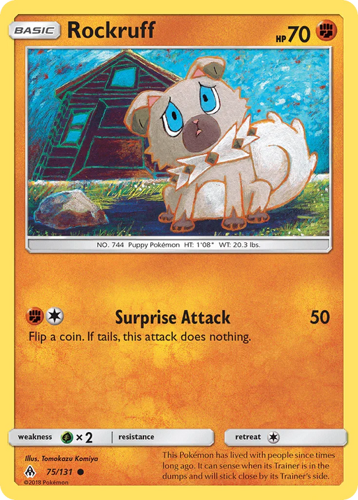 Rockruff (75/131) [Sun & Moon: Forbidden Light] - for just $0.20! 