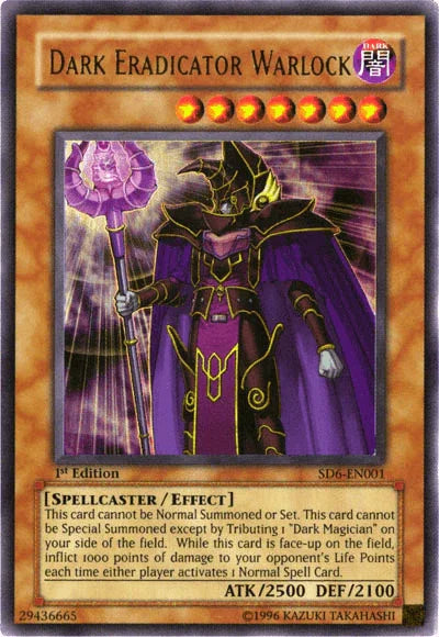 Dark Eradicator Warlock [SD6-EN001] Ultra Rare - for just $2.30! 