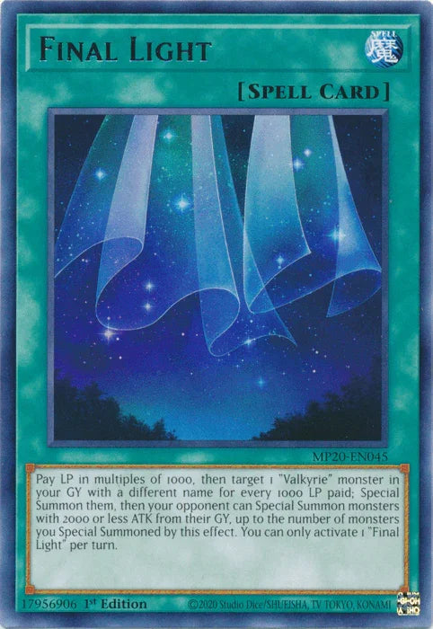 Final Light [MP20-EN045] Rare - for just $0.10! 
