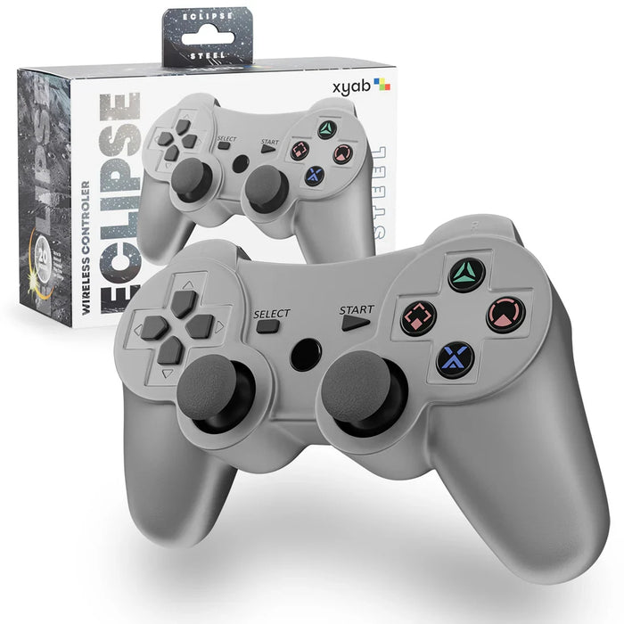 ECLIPSE Wireless Bluetooth Controller For PlayStation 3 (PS3) [Steel Silver] – PlayStation 3 Accessory (PS3) - for just $24.99! 