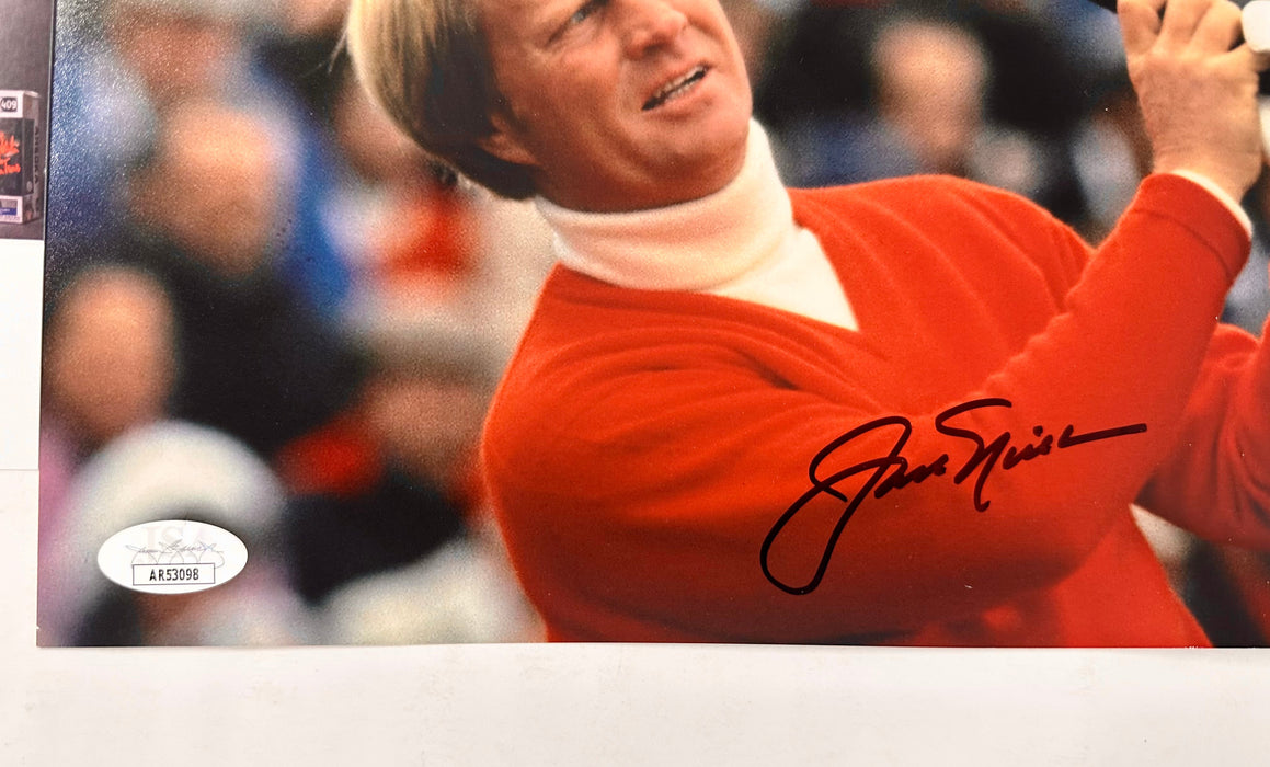 Jack Nicklaus The Golden Bear Signed PGA Golf Legend 8x10 Photo With JSA COA - for just $120! 