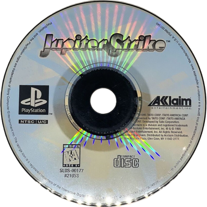 Jupiter Strike [Long Box] – PlayStation 1 (PS1) - for just $0! 