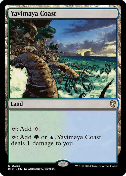 Yavimaya Coast (BLC-355) - Bloomburrow Commander - for just $0.11! 