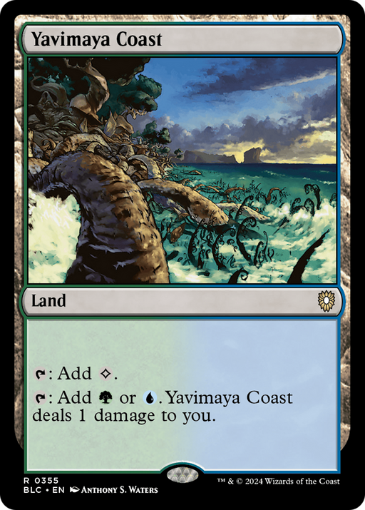 Yavimaya Coast (BLC-355) - Bloomburrow Commander - for just $0.12! 