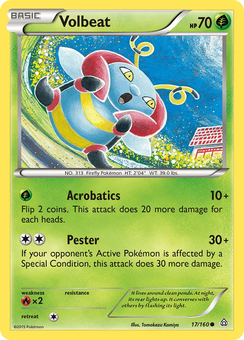 Volbeat (17/160) [XY: Primal Clash] - for just $0.20! 