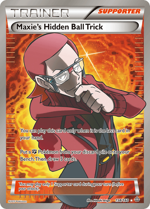 Maxie's Hidden Ball Trick (158/160) [XY: Primal Clash] - for just $5.80! 