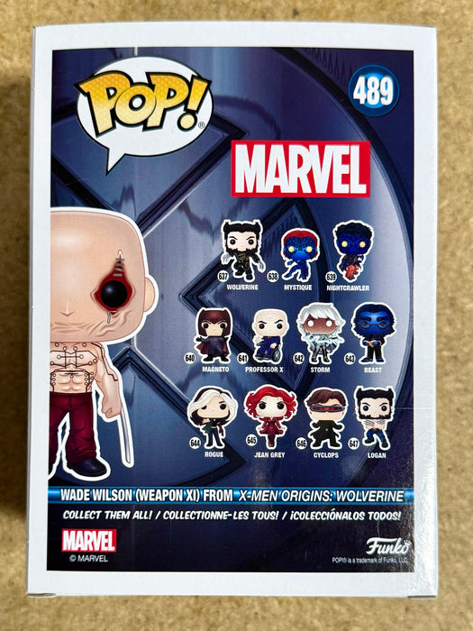 TJ Miller “Weasel” Signed Marvel Wade Wilson (Weapon XI) Funko Pop! #489 SDCC 2021 Vaulted Exclusive JSA COA - for just $85! 