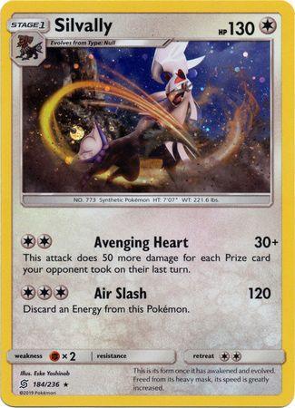 Silvally (184/236) (Cosmos Holo) [Sun & Moon: Unified Minds] - for just $0.70! 