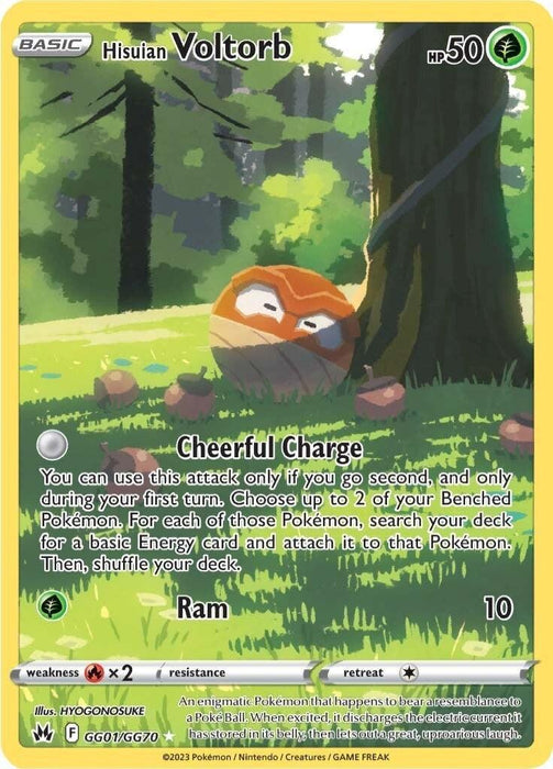 Hisuian Voltorb (GG01/GG70) [Sword & Shield: Crown Zenith] - for just $1.05! 