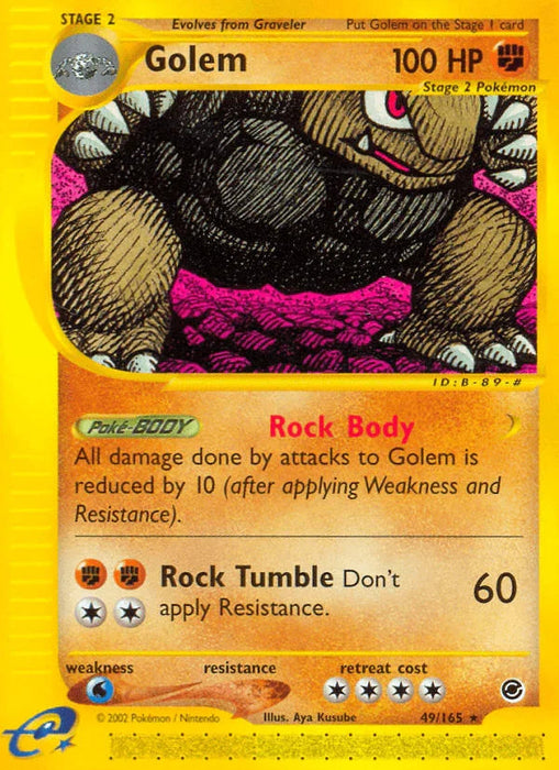 Golem (49/165) [Expedition: Base Set] - for just $3.75! 