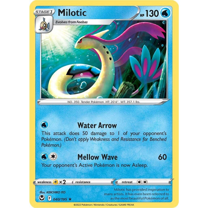 Milotic (040/195) [Sword & Shield: Silver Tempest] - Just $0.10! Shop now at Retro Gaming of Denver