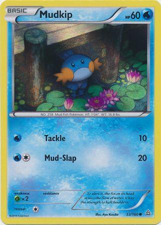 Mudkip (33/160) (Sheen Holo) [XY: Primal Clash] - for just $2! 
