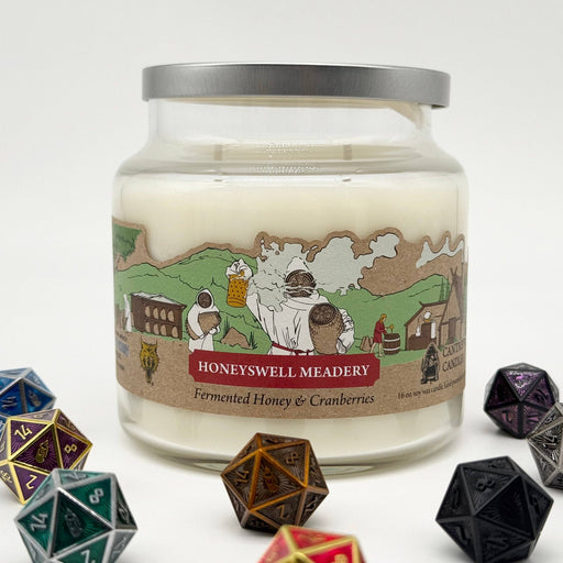 Cantrip Candles - Honeyswell Meadery (16 oz Glass Candle) - for just $49.99! 
