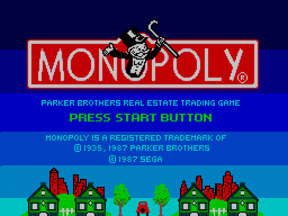 Monopoly – Sega Master System (SMS) - for just $7.99! 