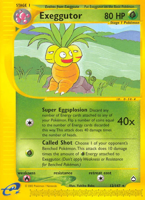 Exeggutor (12/147) [Aquapolis] - for just $3.15! 