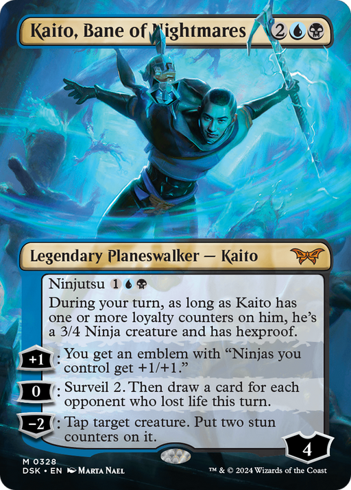 Kaito, Bane of Nightmares (DSK-328) - Duskmourn: House of Horror (Borderless) - for just $7.46! 