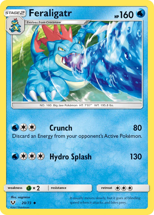 Feraligatr (20/73) [Sun & Moon: Shining Legends] - for just $0.20! 