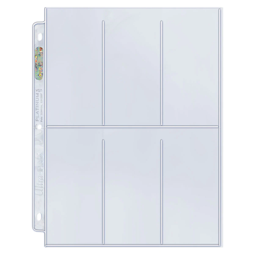 Ultra PRO: Platinum Hologram 6-Pocket Pages - 3-Holes (2.5" x 5-1/4" / 100-Pack) - for just $0! 