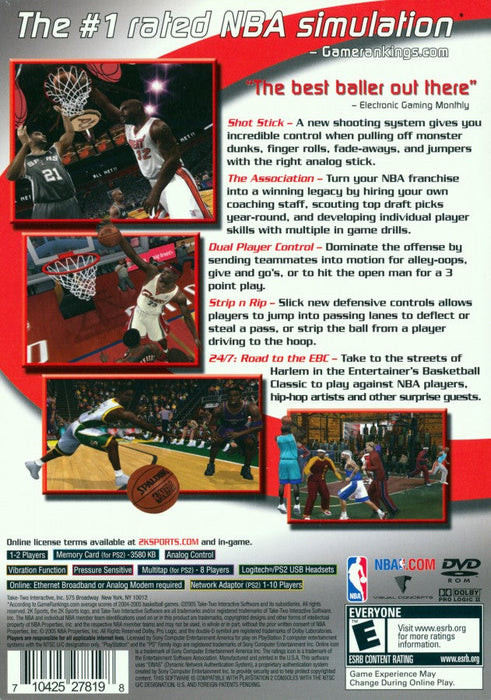NBA 2K6 – PlayStation 2 (PS2) - for just $0! 