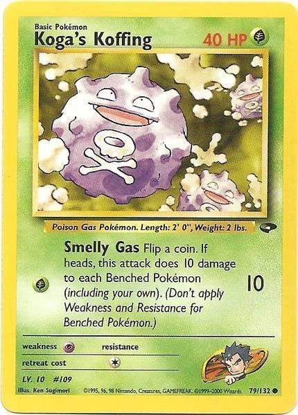 Koga's Koffing (79/132) [Gym Challenge Unlimited] - for just $0.40! 