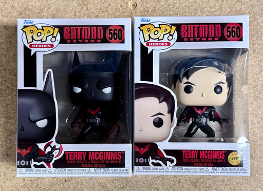 Funko Pop! DC Heroes Terry McGinnis & Unmasked Chase #560 Batman Beyond 2025 Set Of 2 - for just $50! 