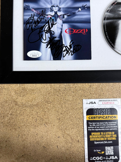 Pantera Phil Anselmo & Rex Brown Signed “Reinventing The Steel” Framed CD With JSA COA - for just $350! 