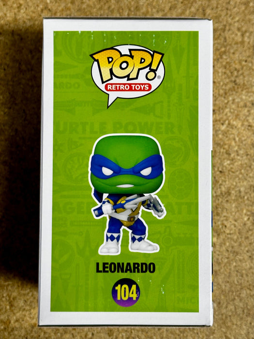 Funko Pop! Retro Toys Leonardo #104 Ninja Turtles X Blue Power Ranger 2022 SDCC Toy Tokyo Exclusive - for just $20! 