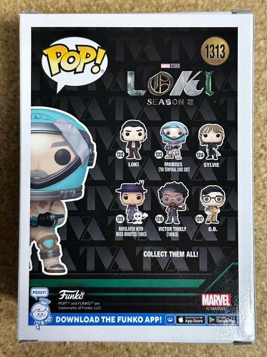 Funko Pop! Marvel Mobius (TVA Temporal Core Suit) #1313 Disney + Loki S2 2023 - for just $10! 