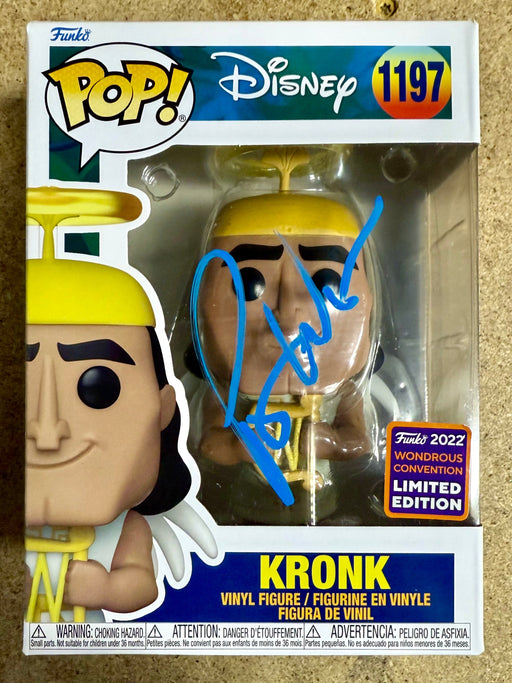 Patrick Warburton Signed Disney Kronk as Angel From The Emperors New Groove Vaulted Funko Pop! #1197 WonderCon 2022 Exclusive With JSA COA - for just $135! 