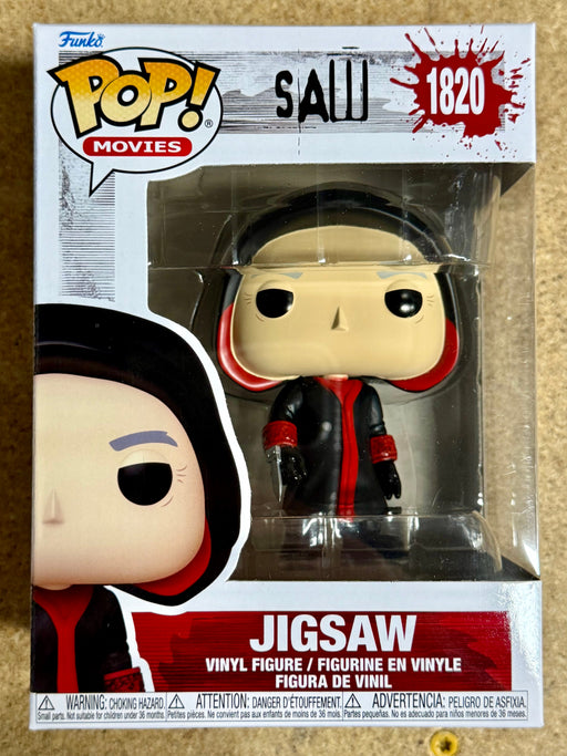 Funko Pop! Movies Hooded Jigsaw #1820 Saw Horror 2025 Serial Killer - for just $13! 