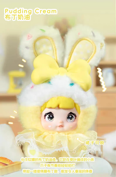 Nommi Baby Sweetheart Bunny Plush Keychain Blind Box - MiBao V8 Series Collectible - for just $20.99! 