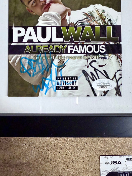 Rapper Paul Wall Signed “Already Famous” (2008) Framed CD With JSA COA - for just $150! 