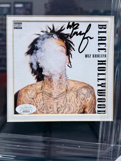 Wiz Khalifa Signed Blacc Hollywood Custom Framed CD Booklet With JSA COA - for just $375! 