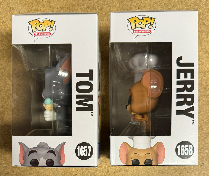Funko Pop! Animation Tom & Jerry With Cookies & Ice Cream #1657 #1658 Set Of 2 - for just $25! 