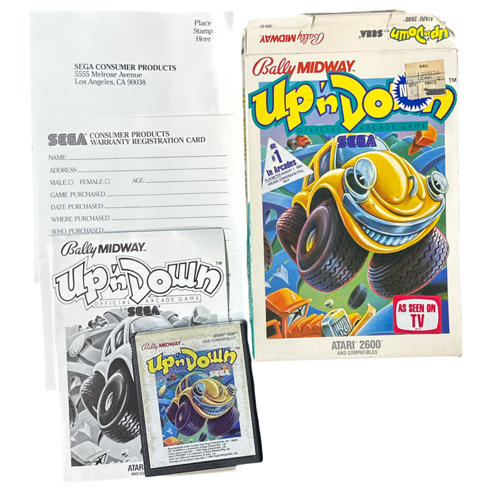 Up 'n Down - Atari 2600 (RARE) - for just $1021! 