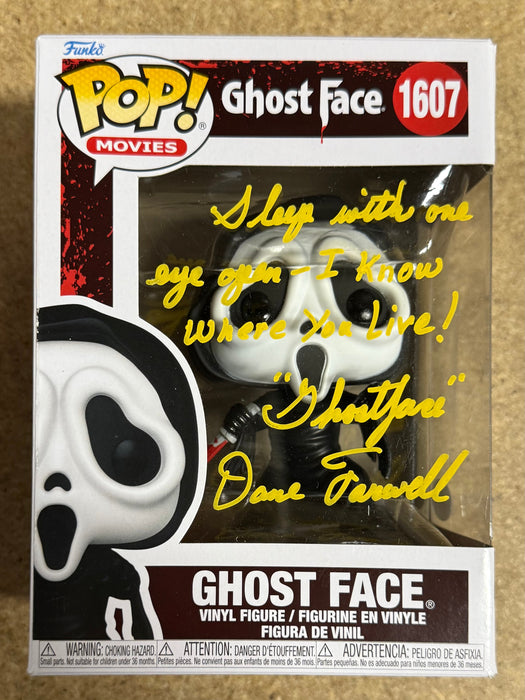 Dane Farwell Signed Ghost Face Scream 2024 Funko Pop! #1607 With JSA COA - for just $115! 