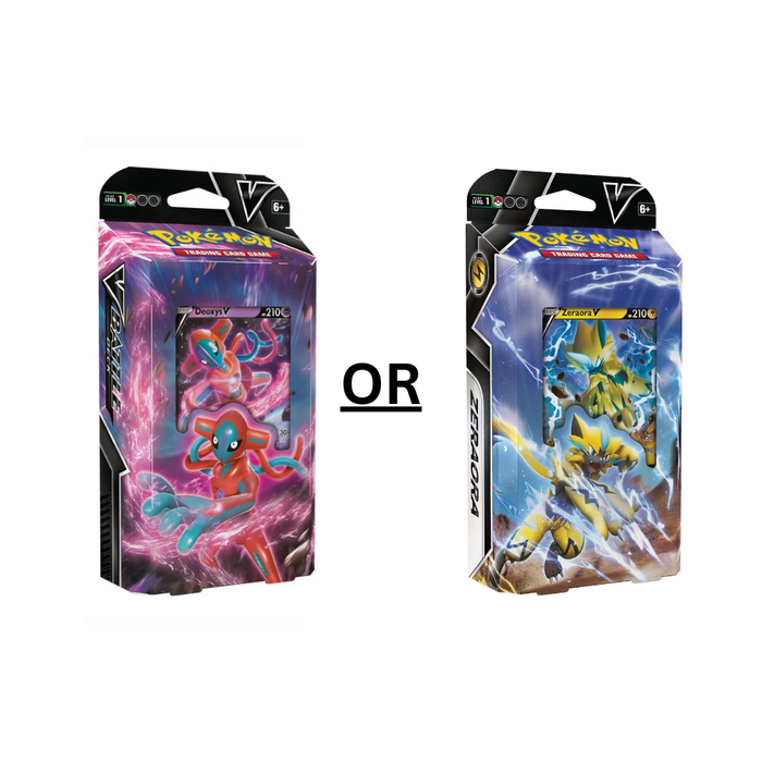 Pokémon Trading Card Game: Deoxys or Zeraora V Battle Deck - for just $15.99! 