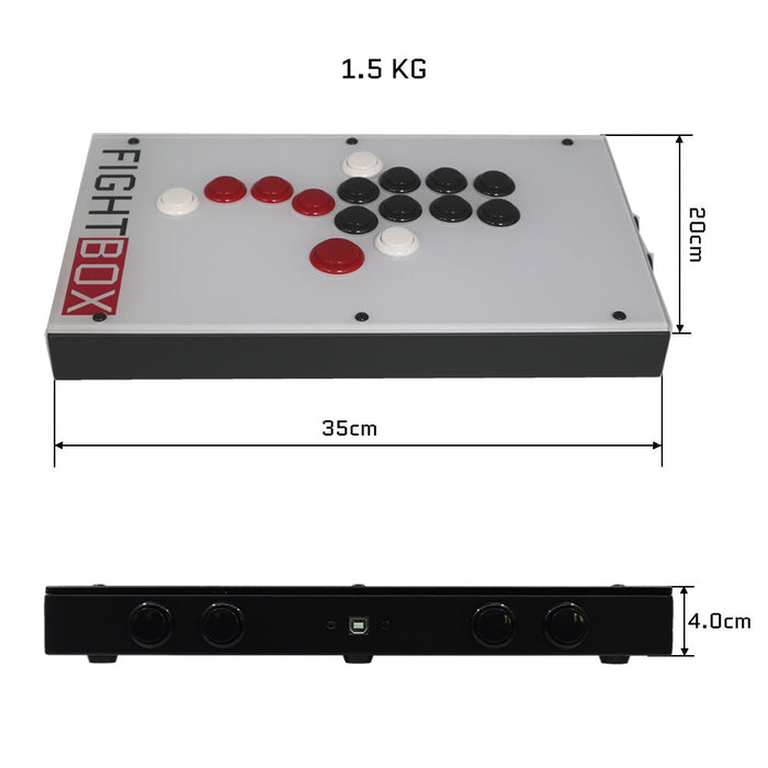 FightBox F10 All Button Leverless Arcade Game Controller for PC/PS/XBOX/SWITCH - Just $99.99! Shop now at Retro Gaming of Denver