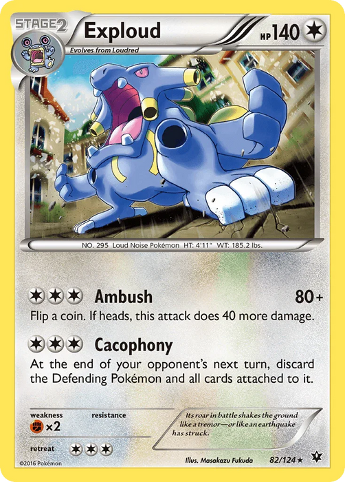 Exploud (82/124) [XY: Fates Collide] - for just $0.15! 