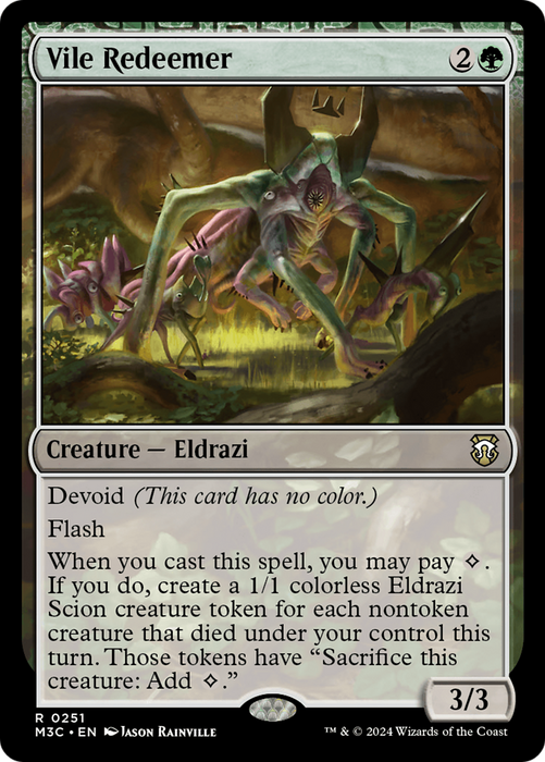 Vile Redeemer (M3C-251) - Modern Horizons 3 Commander: (devoid) - for just $0.08! 