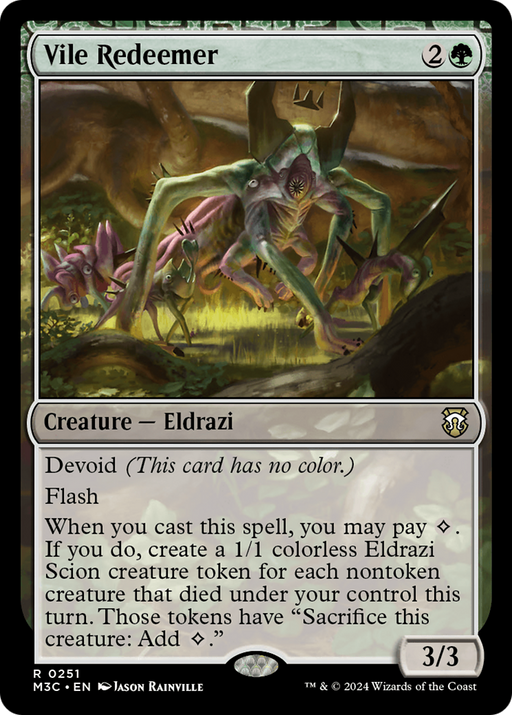 Vile Redeemer (M3C-251) - Modern Horizons 3 Commander: (devoid) - for just $0.08! 