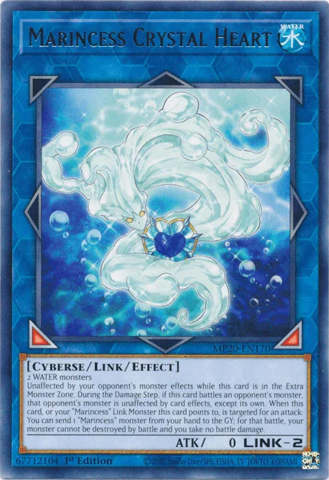 Marincess Crystal Heart [MP20-EN170] Rare - for just $0.10! 