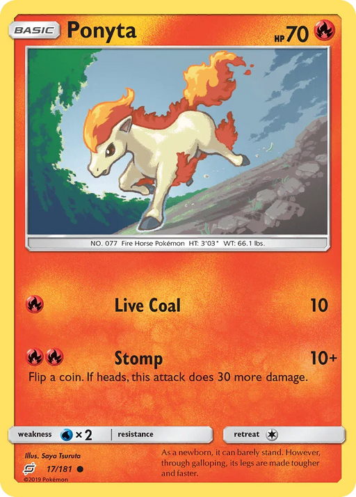 Ponyta (17/181) [Sun & Moon: Team Up] - for just $0.15! 