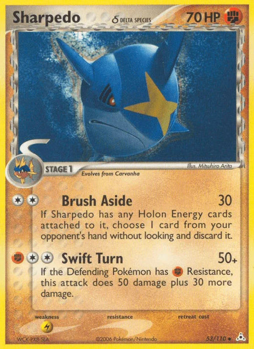 Sharpedo (53/110) (Delta Species) [EX: Holon Phantoms] - for just $0.75! 