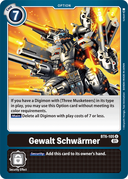 Gewalt Schwarmer [BT6-105] [Double Diamond] - Just $0.09! Shop now at Retro Gaming of Denver