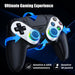 RGB Wireless Controller Compatible with PS5 and PC, Hall Effect Triggers, Programmable Buttons, Turbo Mode, Dual Vibration Gamepad - for just $62.98! 