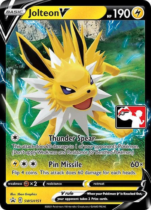 Jolteon V (SWSH151) [Prize Pack Series One] - for just $7.65! 